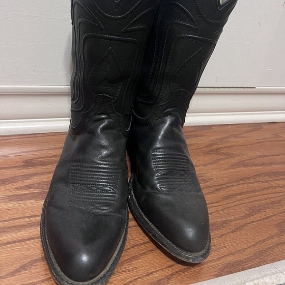 Tecovas Men’s Boots The Cartwright Size 11D jet black Worn Once - Picture 1 of 3